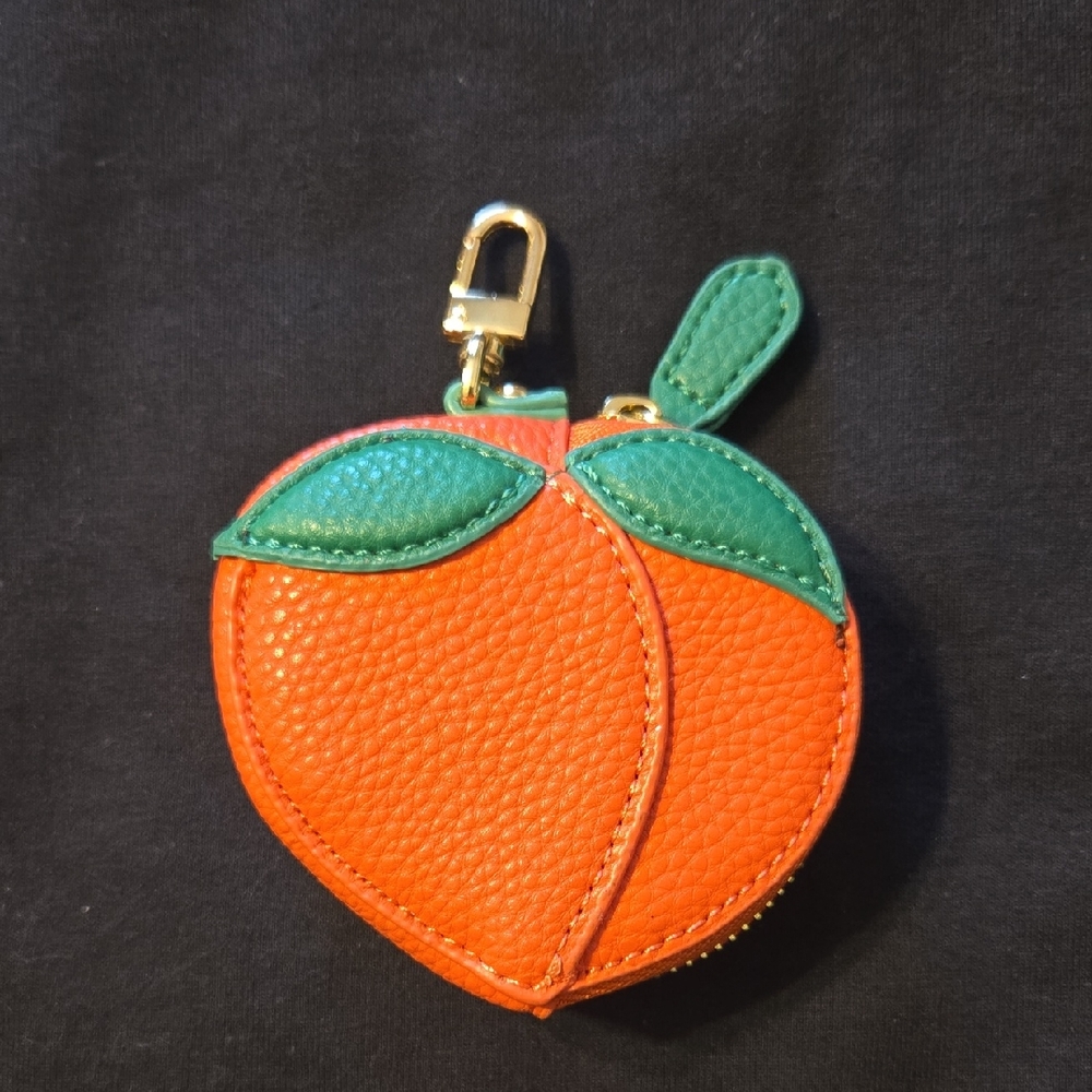New Peach Purse Key Ring